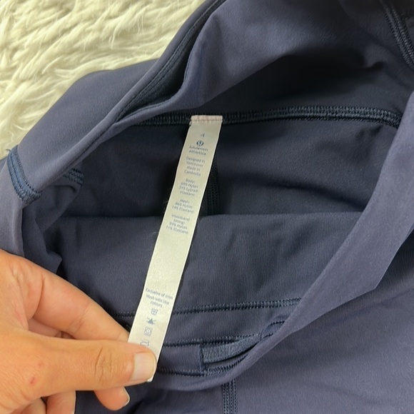 Lululemon Lean In Crop (17") Midnight Navy - Picture 4 of 7